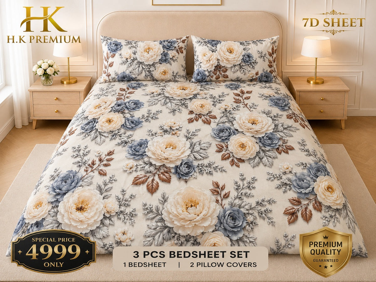 7D bedsheets design micro cotton